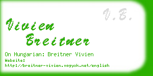 vivien breitner business card